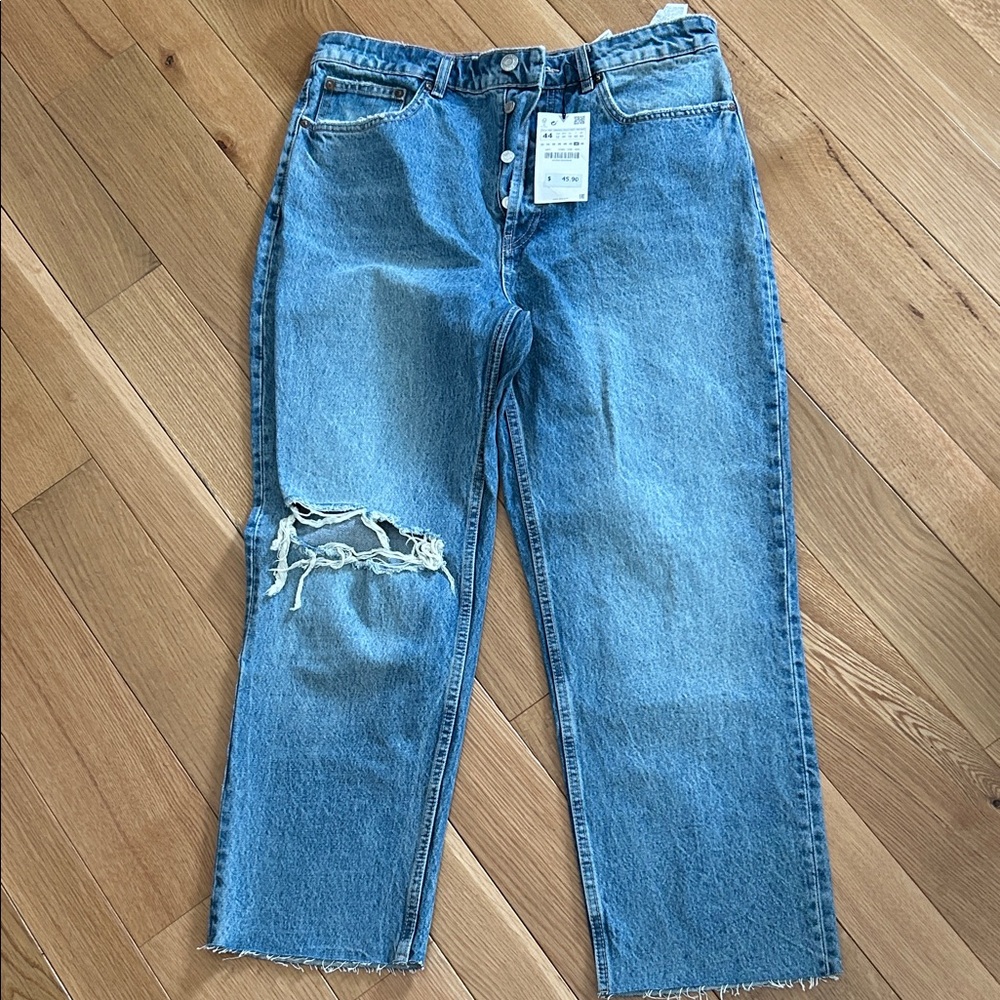 Zara Light Blue Denim Jeans